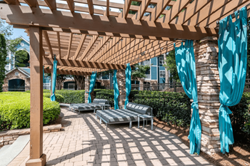 Poolside cabanas